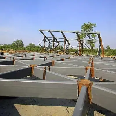 ဆေးသုတ်ခြင်း Anti-Corrosion Coated Steel Structure ဆေးသုတ်ခြင်း Anti-Corrosion Coated Steel Structure