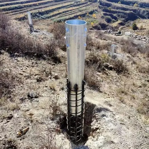 အားဖြည့်ထားသော Cast-in-place Ground Pile